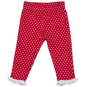 NWT Baby Ganz Collection Nautical Red/White Leggings Sz 9-12 Months